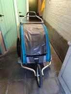 Fietskar Thule Chariot CX2 met jogging kit + babyschaal, Fietsen en Brommers, Ophalen of Verzenden, Vering