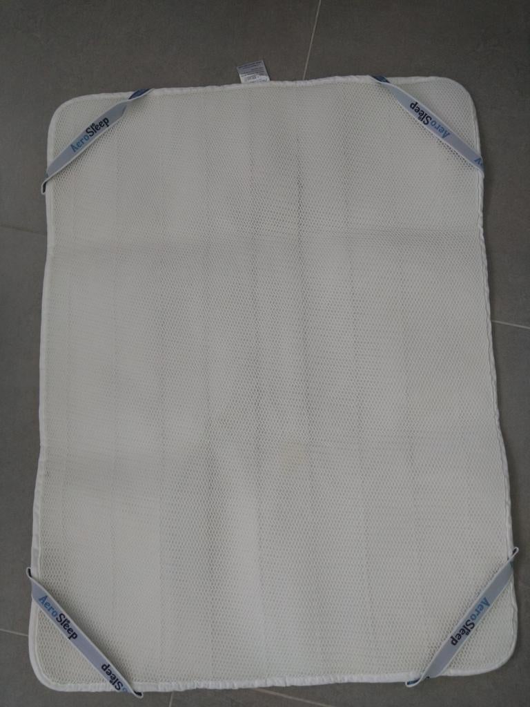 Aerosleep Matrasbeschermer park + 2 hoeslakens wit, Ophalen, Jongetje of Meisje, Zo goed als nieuw, Wit