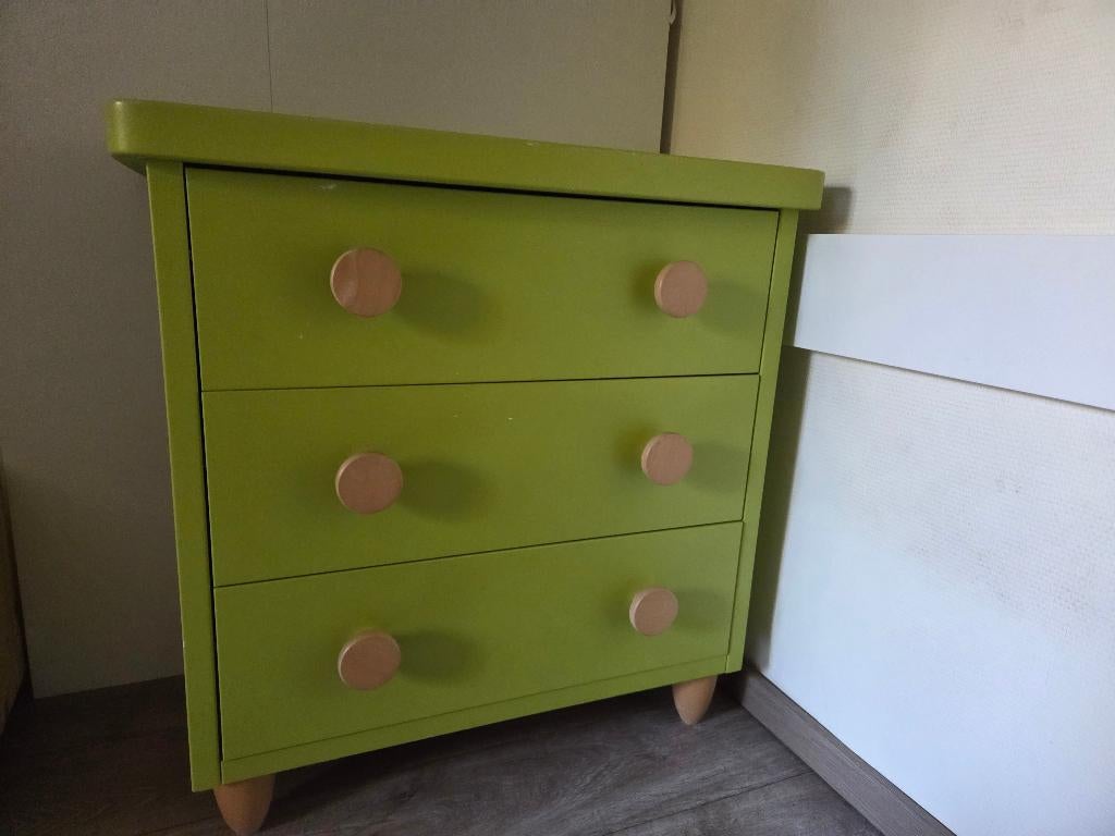 Commode, Maison & Meubles, Armoires | Commodes, Utilisé, Moins de 100 cm, 50 à 100 cm, 25 à 50 cm, 3 ou 4 tiroirs, Enlèvement