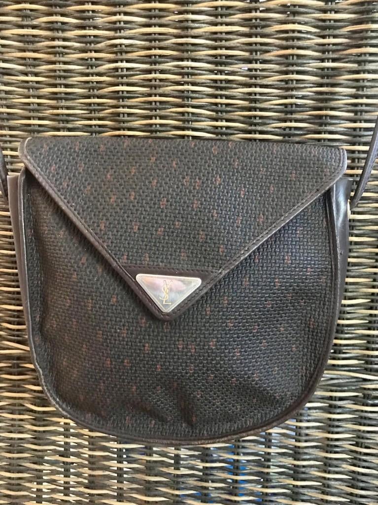 Sac Bandoulière YSL Vintage 80's, Autres marques, Cuir, Brun, Enlèvement