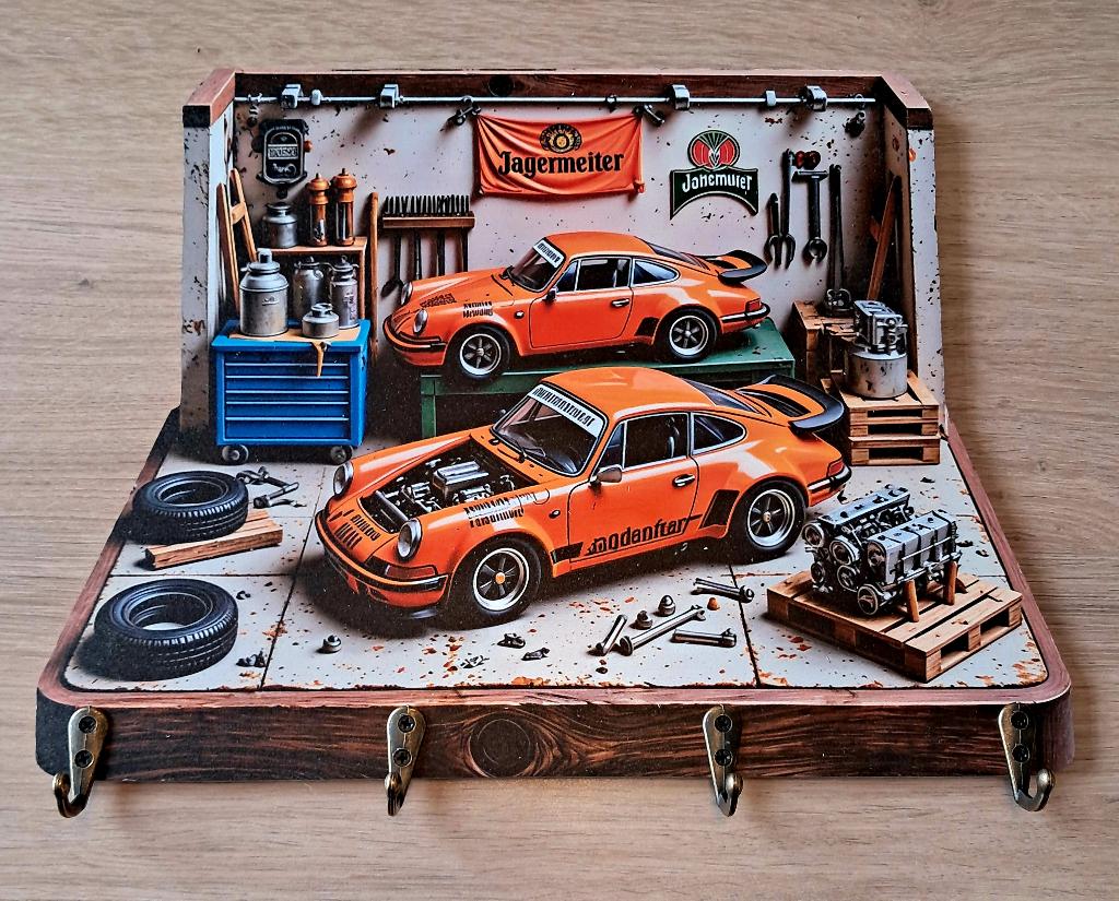 Porsche 911 sleutelhanger, Ophalen of Verzenden, Nieuw, Transport