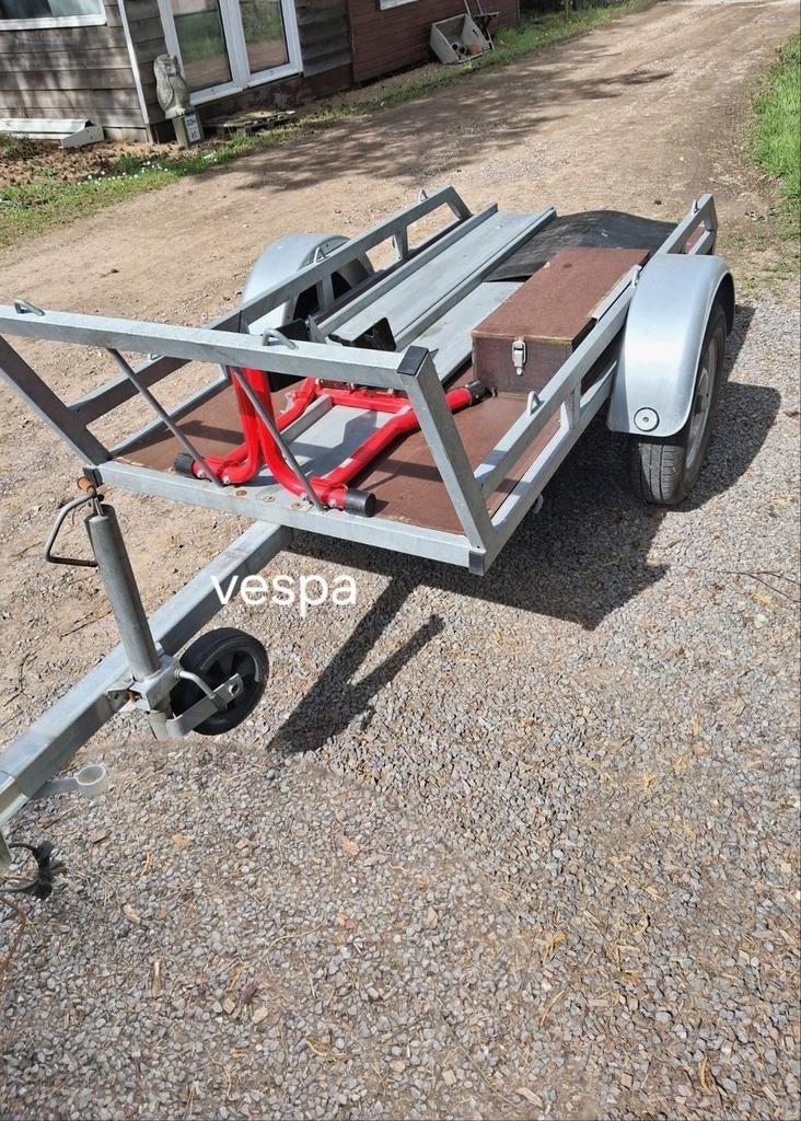 Aanhangwagen ongeremd motto scooter fietsen Verlichting in o, Enlèvement ou Envoi