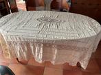 Prachtig heel groot rechthoekig tafelkleed, veel haakwerk, Enlèvement ou Envoi