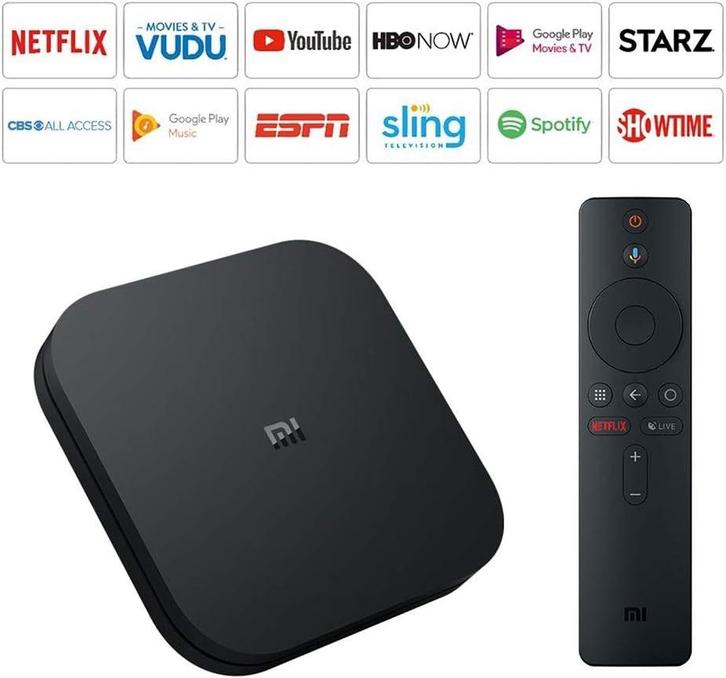 Xiaomi Mi Box S MDZ-22-AB Multimedia Streaming Player, Audio, Tv en Foto, Mediaspelers, Zo goed als nieuw, Zonder harde schijf