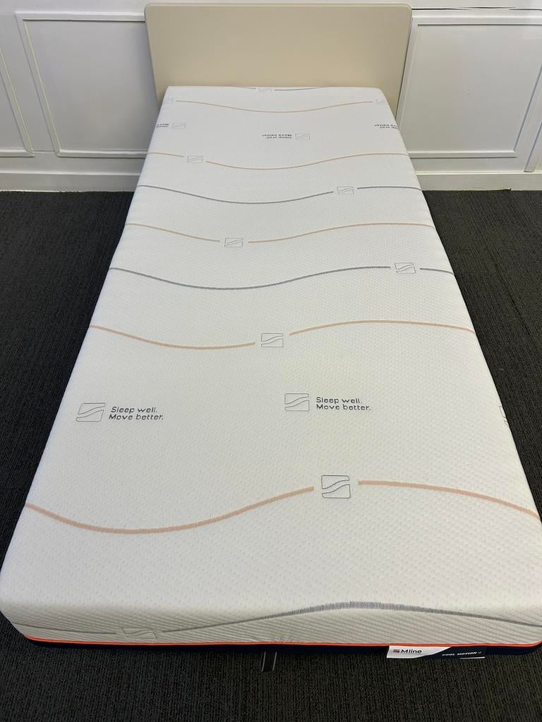 Mline slowmotion / coolmotion matrassen -50% korting!!!!!, Huis en Inrichting, Ophalen of Verzenden, Nieuw, Eenpersoons, Matras