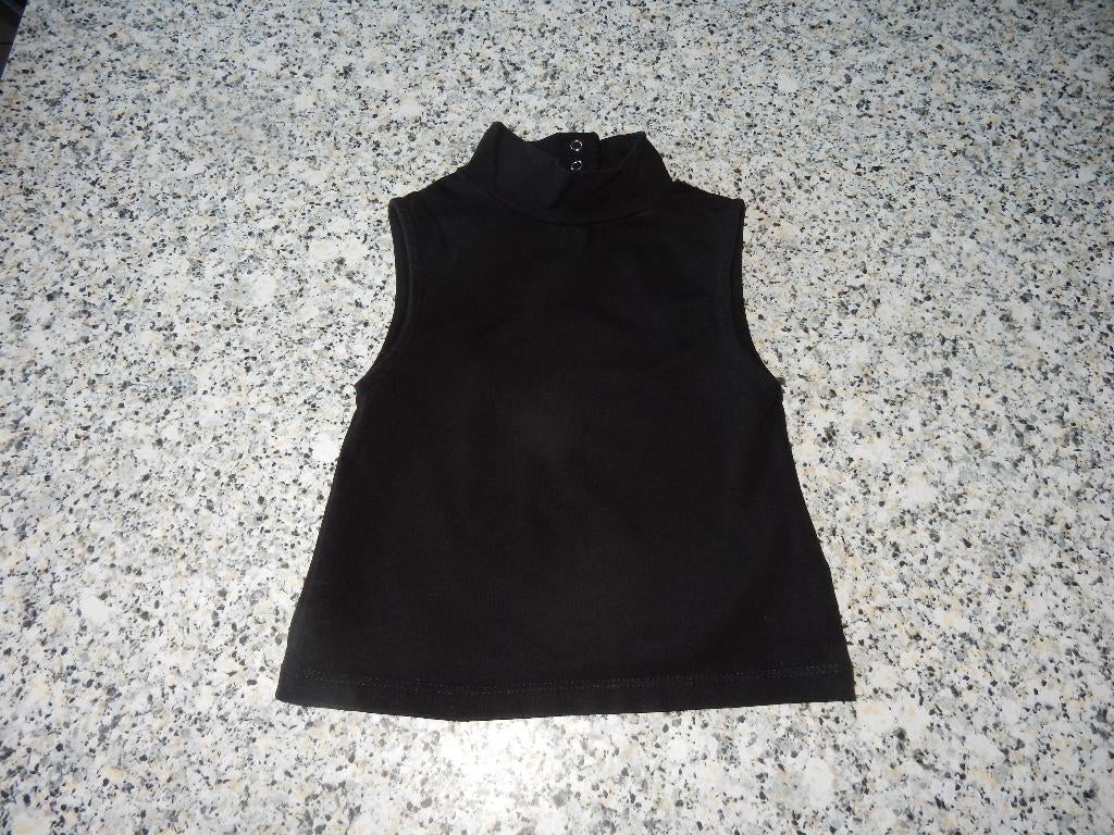 nr.547 - Zwart topje camille - maat 110, Enfants & Bébés, Vêtements enfant | Taille 110, Enlèvement ou Envoi, Chemise ou À manches longues