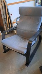 Schommelstoelen Poang Ikea zwartbruin met voetbank, Enlèvement