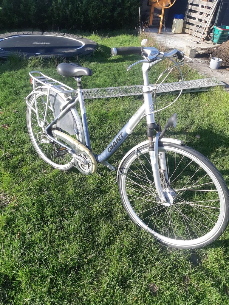 Damesfiets Giant, Ophalen