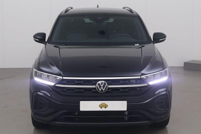 Volkswagen T-Roc 1.0 TSI R-Line 115, Auto's, Volkswagen, Gebruikt, Overige bekleding, Zwart, Bedrijf