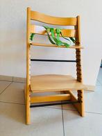 Stokke tripp trapp hout natuur, Kinderen en Baby's, Ophalen, Gebruikt, Meegroeistoel, Gordel(s)