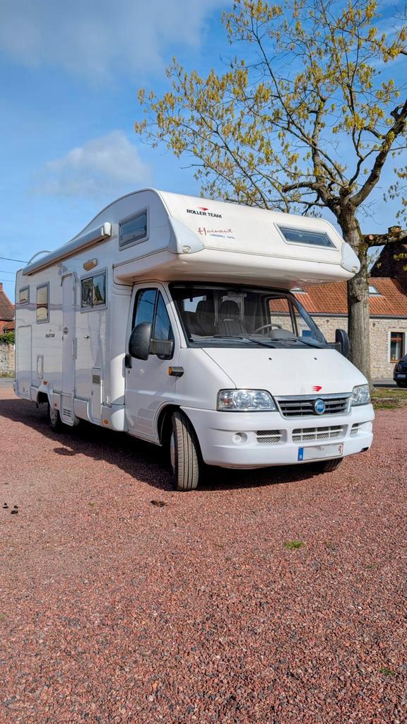 Camping car Fiat roller team 5 places, Caravanes & Camping, Camping-cars, Particulier, jusqu'à 6, Fiat, Fiat, Diesel, Boîte manuelle