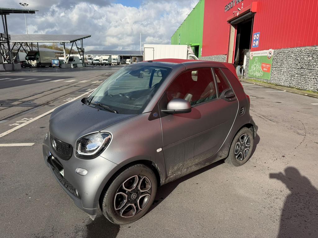 Smart fourtwo EQ Cabriolet, Auto's, Smart, Automaat, Cabriolet, Leder, 2 deurs
