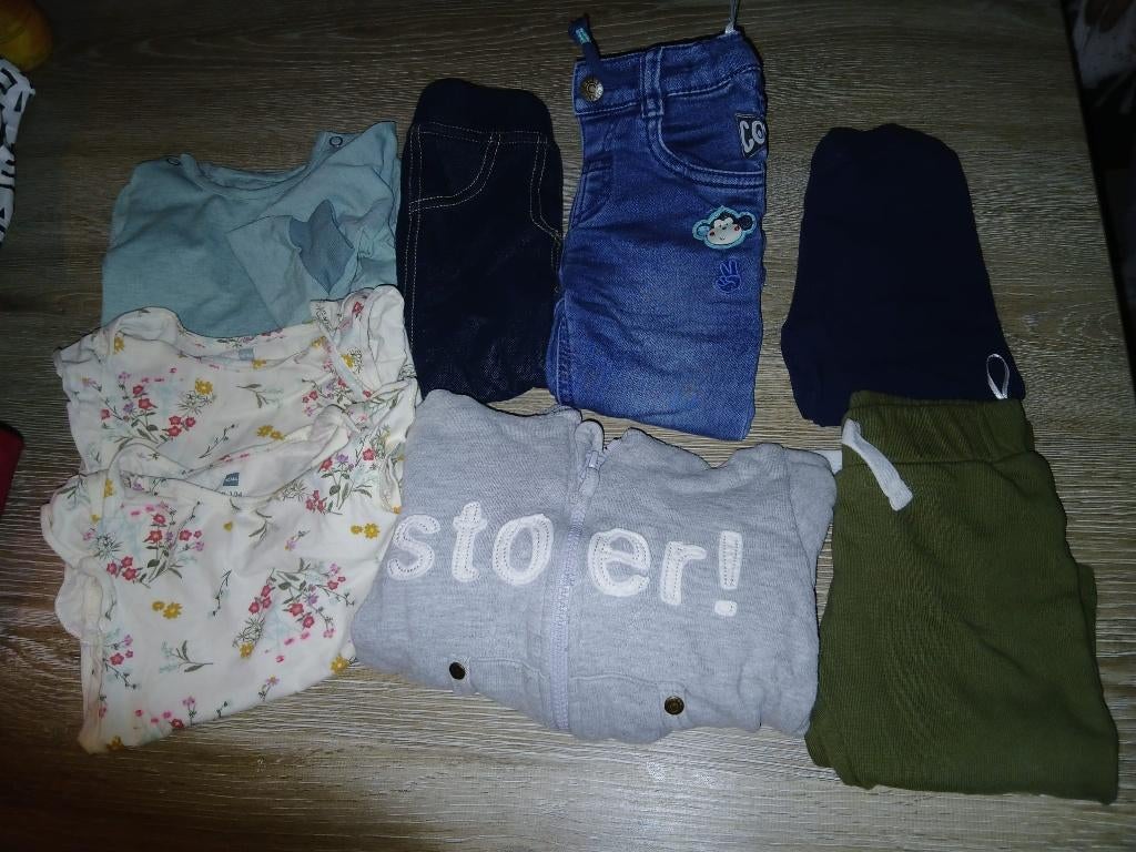 Kleding pakket maat 74-80, Kinderen en Baby's, Ophalen of Verzenden, Gebruikt, Maat 74