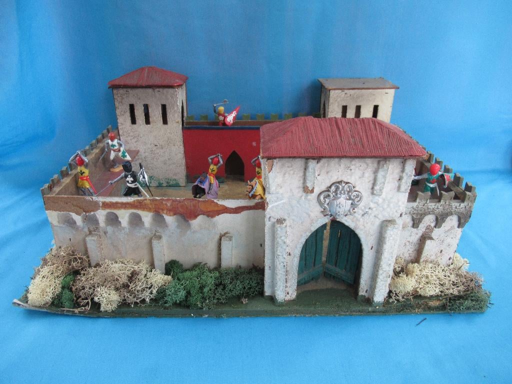 RARE FORT CHATEAU ITALIEN + Chevaliers Timpo 1/32, Enlèvement