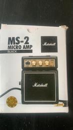 Marshall MS-2 gitaarversterker, Muziek en Instrumenten, Ophalen of Verzenden, Zo goed als nieuw, Gitaar, Minder dan 50 watt