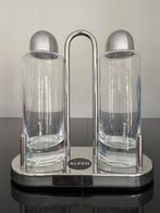 ALESSI olie & azijn set – glas en RVS – Italiaans design, Ophalen of Verzenden