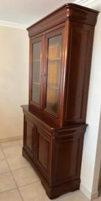 vitrine, Avec tiroir(s), Klassiek, Cerisier, Comme neuf