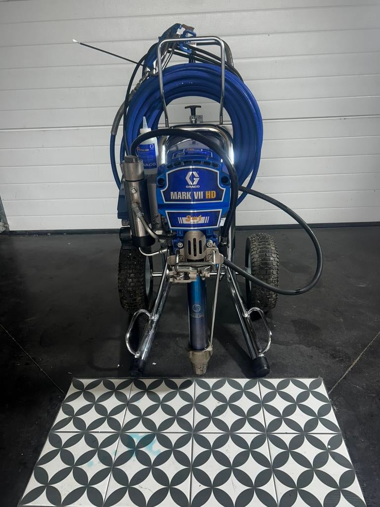 ‼️ Graco Mark VII HD airless spuitmachine + hopper  ‼️, Doe-het-zelf en Bouw, Schildersmaterialen, Zo goed als nieuw, Ophalen