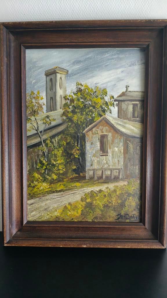 Peinture à l'huile sur toile - Artiste DANTONA