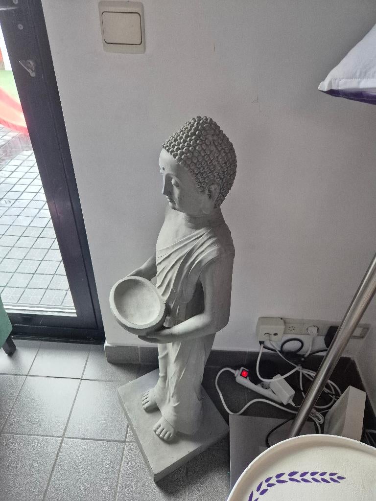 Boeddha beeld op sokkel, Tuin en Terras, Ophalen, Nieuw, Boeddhabeeld