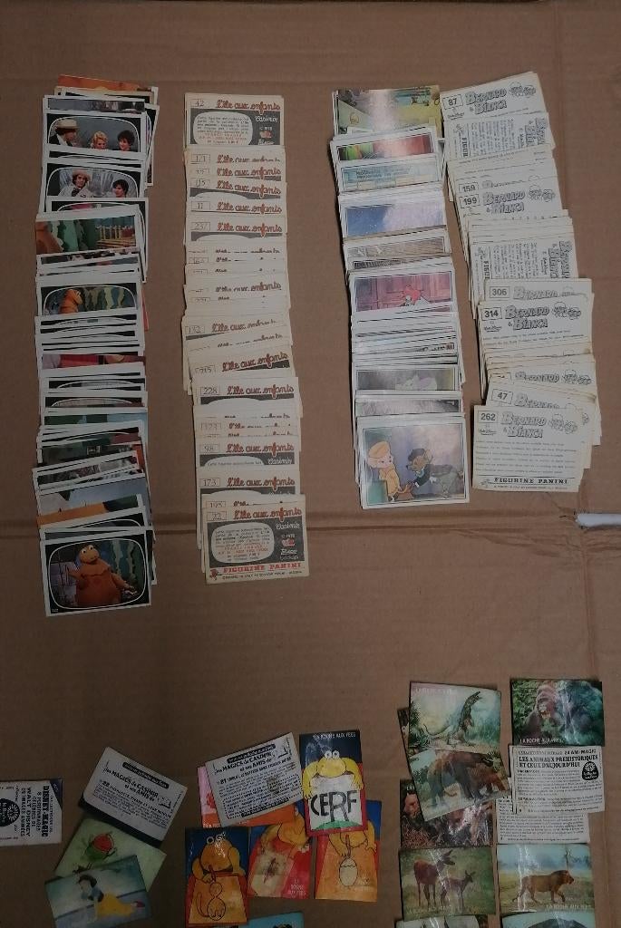 Etiquettes album Panini Roche aux fées, Collections, Collections Autre, Comme neuf, Envoi