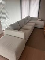 IKEA Hoekzetel met chaise longue & poef – Zo goed als nieuw!, Ophalen, Zo goed als nieuw, Stof