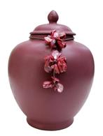 Urn steen bloem 3.5 liter, Ophalen of Verzenden, Nieuw