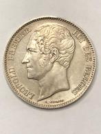Munt zilver België 2 1/2 FR 1849 Leop I groot hoofd mooi !!, Enlèvement ou Envoi, Monnaie en vrac, Argent, Argent