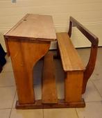 Vintage schoolbank, Ophalen, Gebruikt
