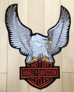 MOOI GROOT VILTEN RUG EMBLEEM MOTOR CYCLES HARLEY-DAVIDSON, Ophalen of Verzenden