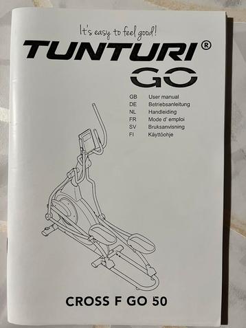 Crosstrainer Tunturi go cross F GO 50, Enlèvement, Utilisé, Métal, Vélo elliptique