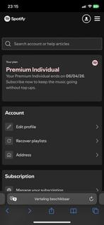 Spotify premium, Tickets en Kaartjes
