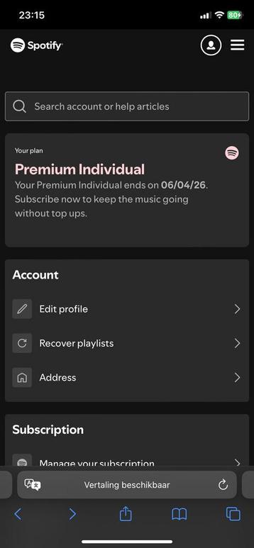 Spotify premium