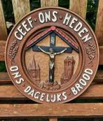 Wandbordje met kruisbeeld, Antiek en Kunst, Ophalen