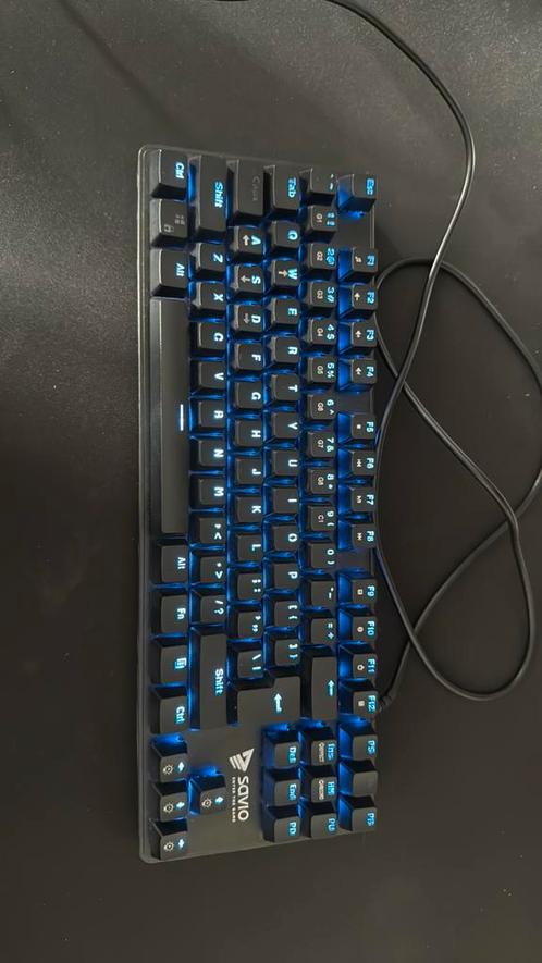 Savio Tempest Rx Gaming Keyboard, Computers en Software, Toetsenborden, Zo goed als nieuw, Gaming toetsenbord, Ophalen