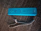 Blauwe wii controller, Ophalen of Verzenden, Zo goed als nieuw, Wii