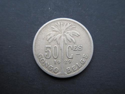 50 Centimes 1929 Belgisch Congo (Waals) km#22, Postzegels en Munten, Munten | België, Losse munt, Overig, Verzenden