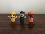 Paw patrol set van 3 poppetjes vingerpoppetjes, Ophalen of Verzenden
