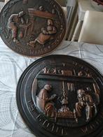Eigen haard is goud waard wandborden, Antiek en Kunst, Ophalen, Koper