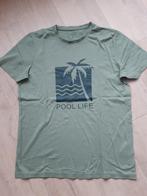 Quarterback groen en blauw shirt maat L, Kleding | Heren, T-shirts, Maat 52/54 (L), Blauw, Nieuw, Ophalen of Verzenden