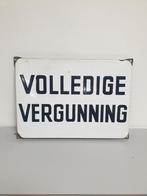 Vintage Emaile horeca bord, Verzamelen, Ophalen of Verzenden, Gebruikt, Overige typen, Overige merken