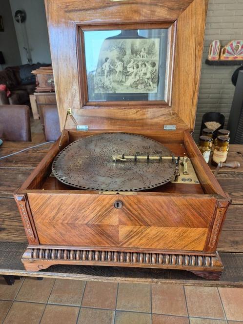 muziekdoos, polyphon ,symphonion, Antiek en Kunst, Curiosa en Brocante, Ophalen of Verzenden