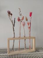 Droogbloemhouder 4 vaasjes met droogbloemen, Ophalen of Verzenden, Nieuw