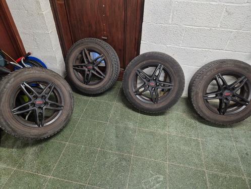 Jantes Alutec + pneus Falken 195/65R15 91T, Auto-onderdelen, Banden en Velgen, Band(en), Winterbanden, Ophalen of Verzenden