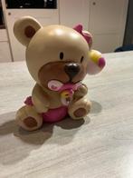 Spaarpot beertje roze, Collections, Tirelires, Enlèvement ou Envoi, Neuf, Pierre, Poterie ou Céramique, Animal