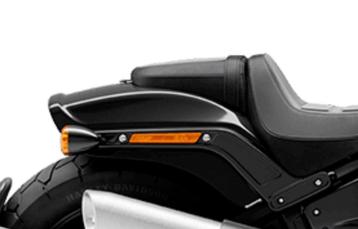 Fat Bob 107 & 117 achterspatbord compleet glanzend zwart  beschikbaar voor biedingen