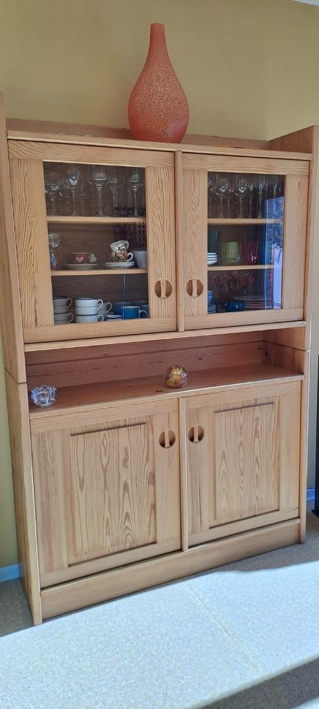 2 Moderne Zweedse kasten, Huis en Inrichting, Kasten | Buffetkasten, Zo goed als nieuw, Grenenhout, Ophalen