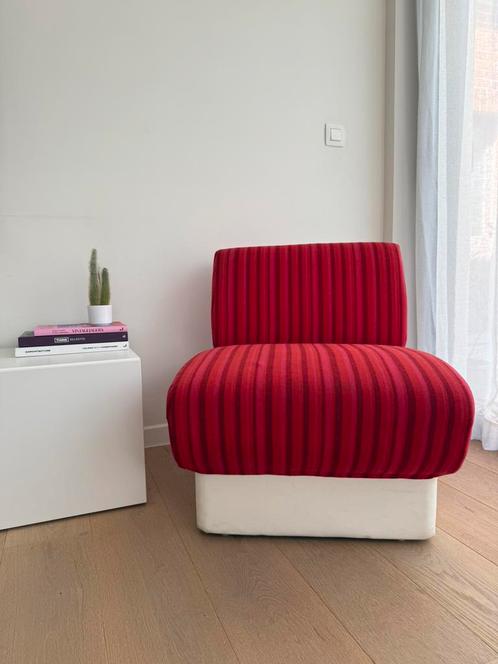 Vintage 1-zit, Huis en Inrichting, Zetels | Zetels en Chaises Longues, Zo goed als nieuw, Eenpersoons, Minder dan 150 cm, 75 tot 100 cm