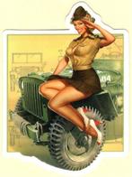 Pin Up Girl sticker #178, Verzamelen, Verzenden, Nieuw
