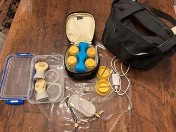 Freestyle Medela borstkolf met dubbele kolf + complete set beschikbaar voor biedingen